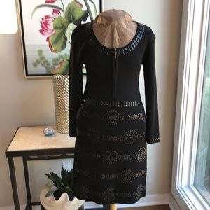 Black knit dress NWT